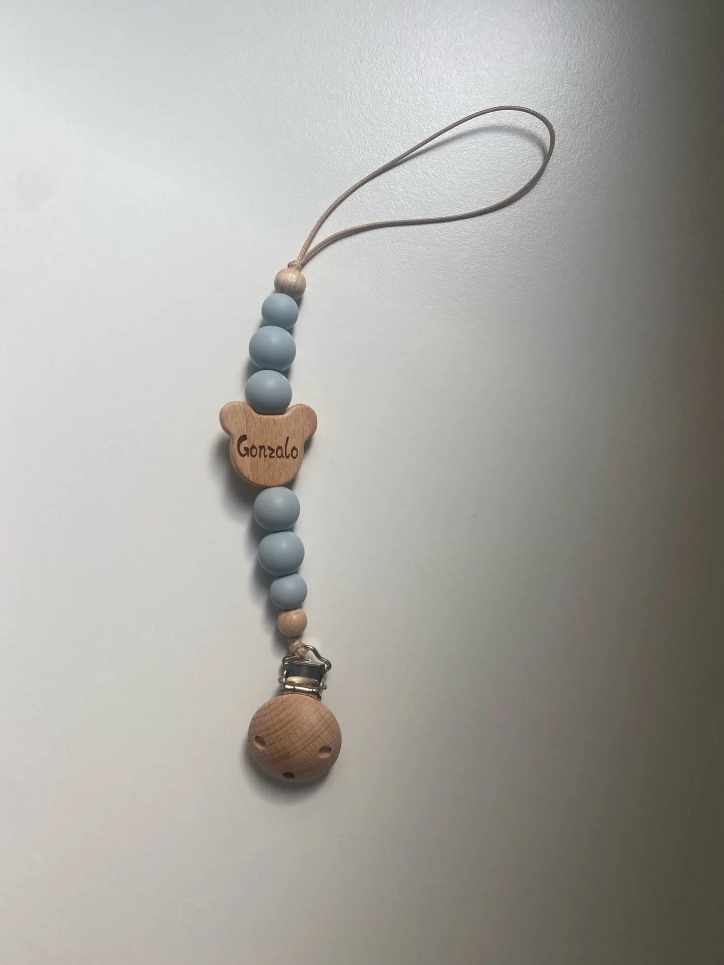 Customizable pacifier clip